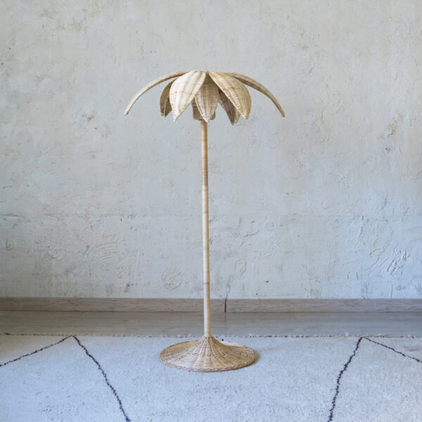 Mahehomeware Rattan Floor Lamp Palm