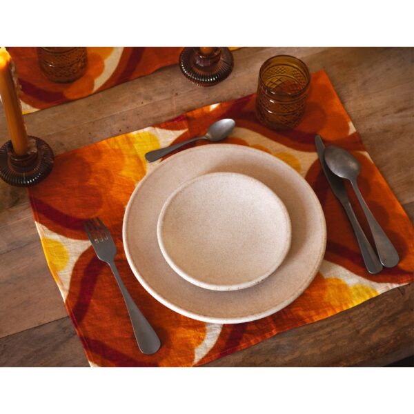 Sets De Table Lin Coton Cake Muscade Art Fiche Produit Ambiance